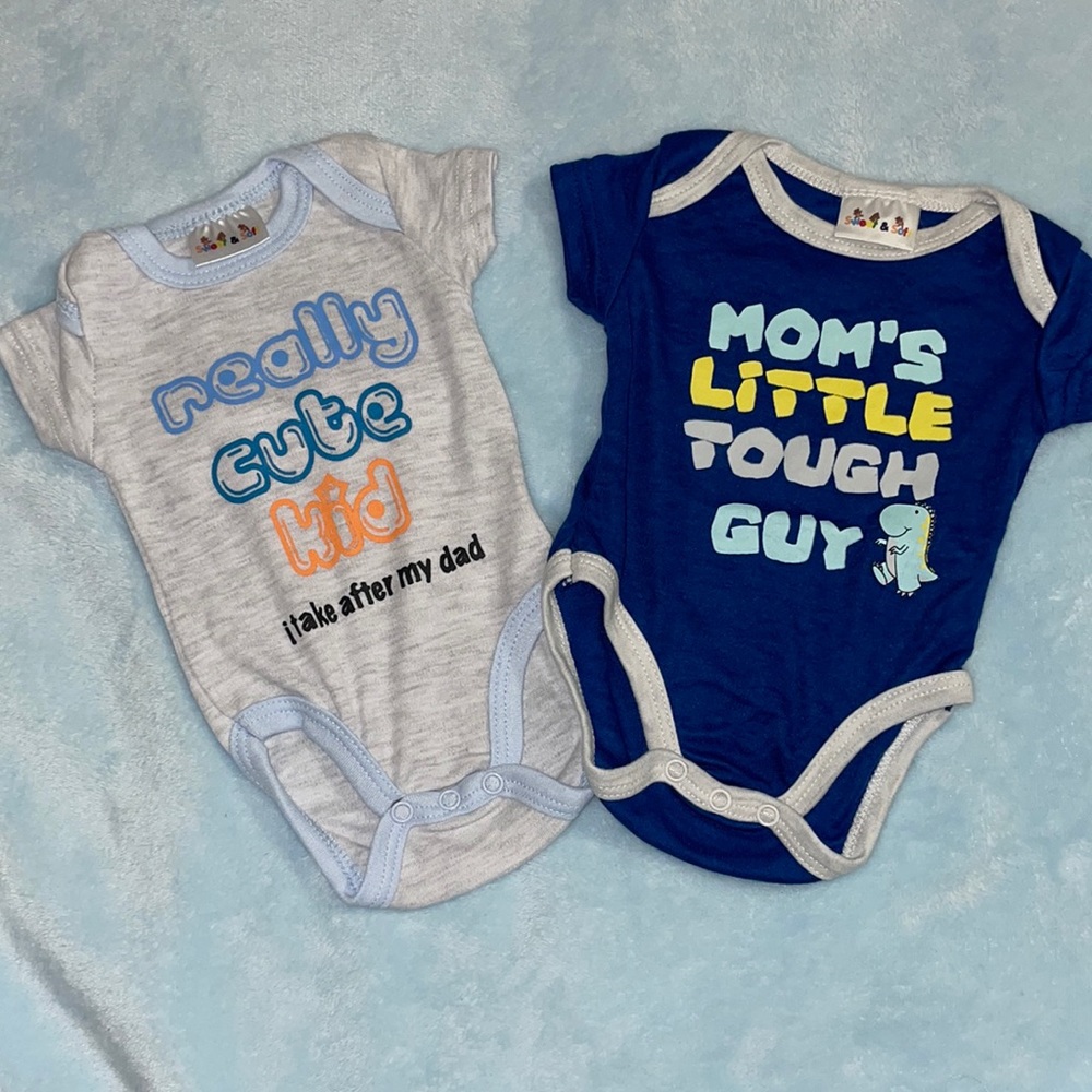 2pc mommy and daddy bodysuits